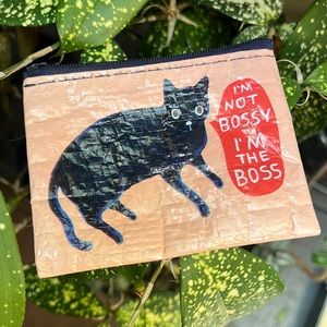I’m Not Bossy Peach Cat Coin Pouch